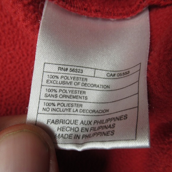 Nike Hybrid Jacket Mens Large Red Gray Colorblock 1/4 Zip Pullover Vintage 90s - Picture 5 of 13